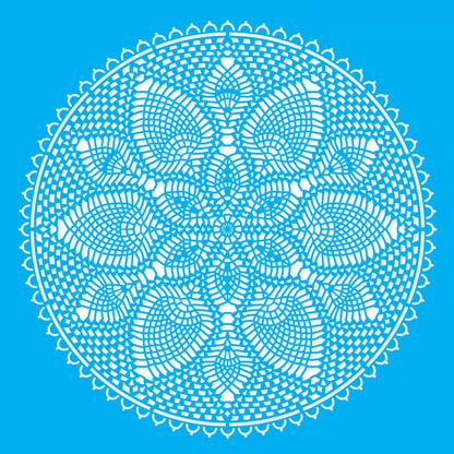 Stencil OPA 30,5x30,5 2731 Mandala Renda III - Palácio da Arte