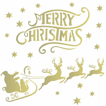Stencil OPA 30,5x30,5 Natal 2121 Merry Christmas - Palácio da Arte