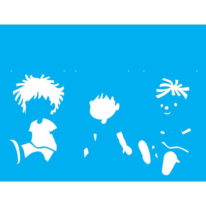 Stencil OPA 32x42 2305 Infantil Boneco - Palácio da Arte