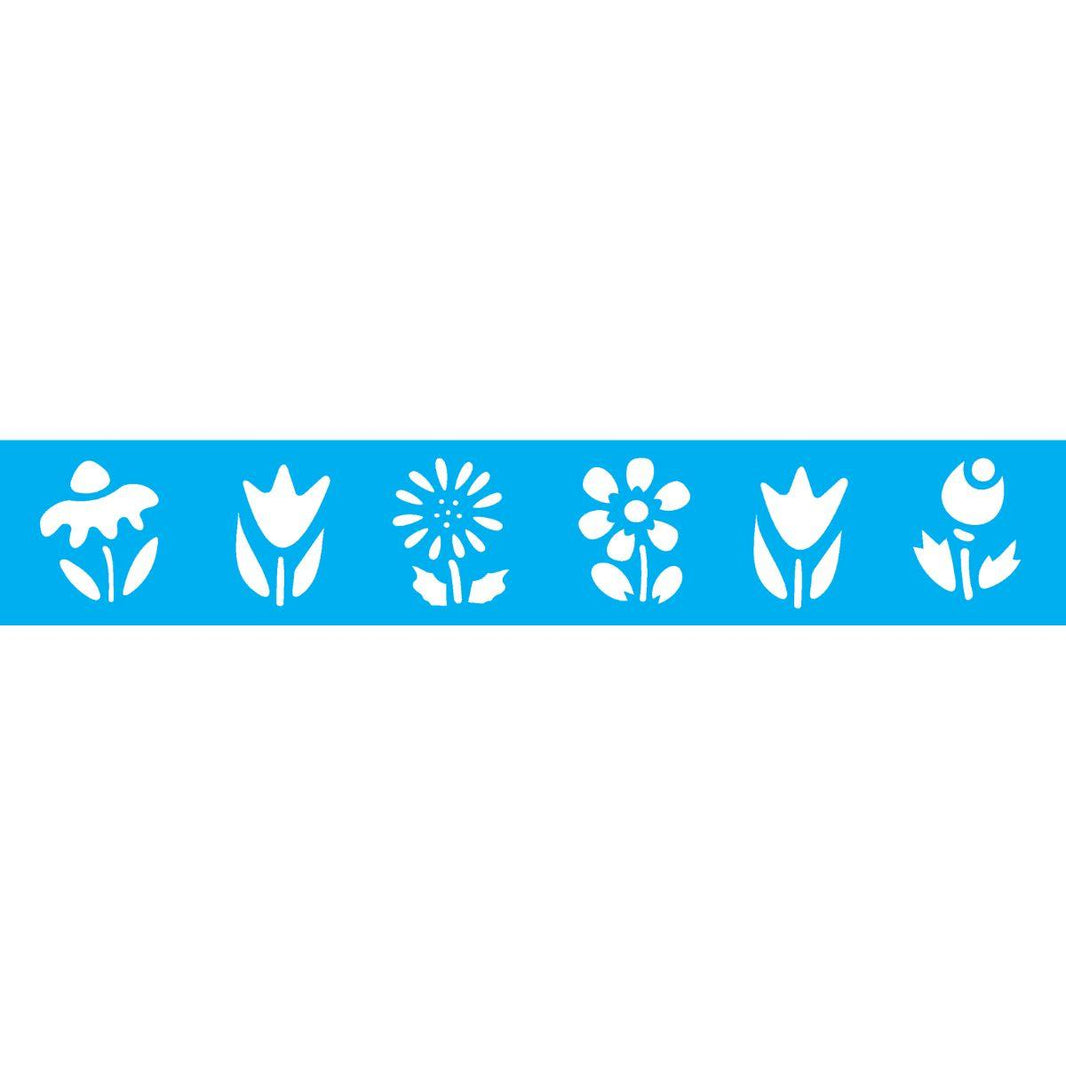 Stencil OPA 4x30 0062 Borda Flores - Palácio da Arte