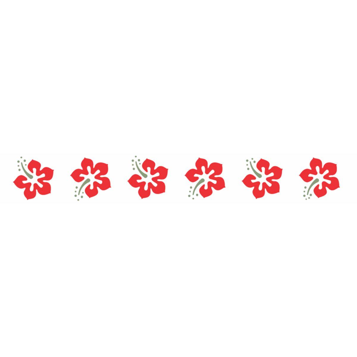 Stencil OPA 4x30 0071 Flor Hibisco - Palácio da Arte