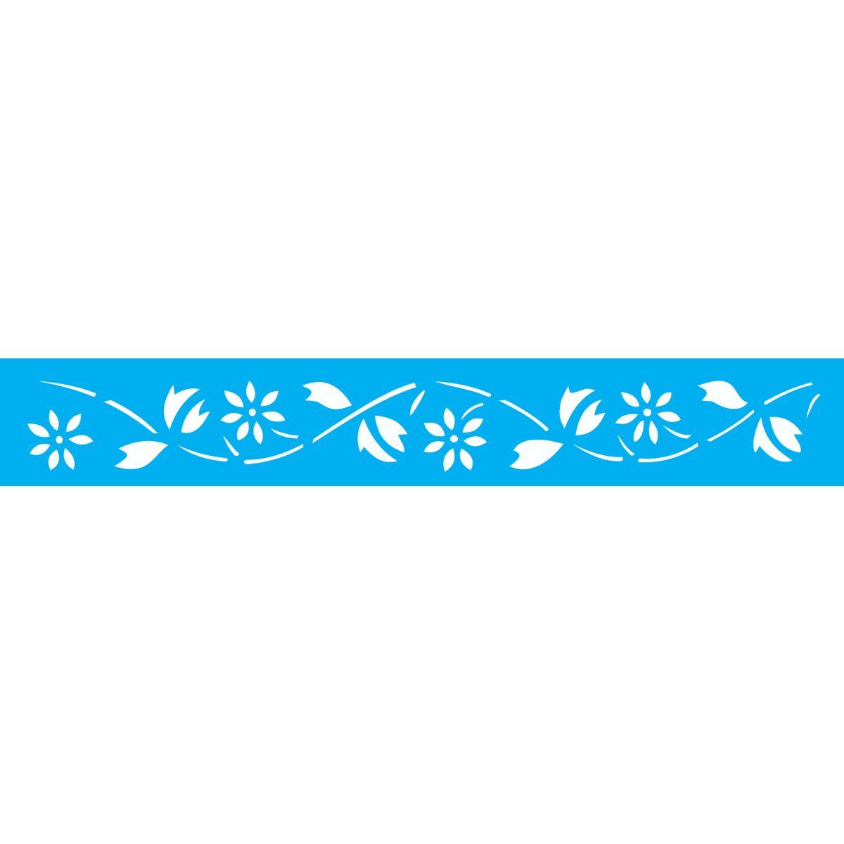 Stencil OPA 4x30 0194 Flores Margaridas - Palácio da Arte