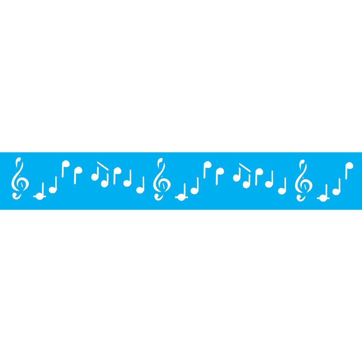 Stencil OPA 4x30 0230 Notas Musicais II - Palácio da Arte