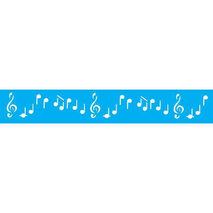 Stencil OPA 4x30 0230 Notas Musicais II - Palácio da Arte