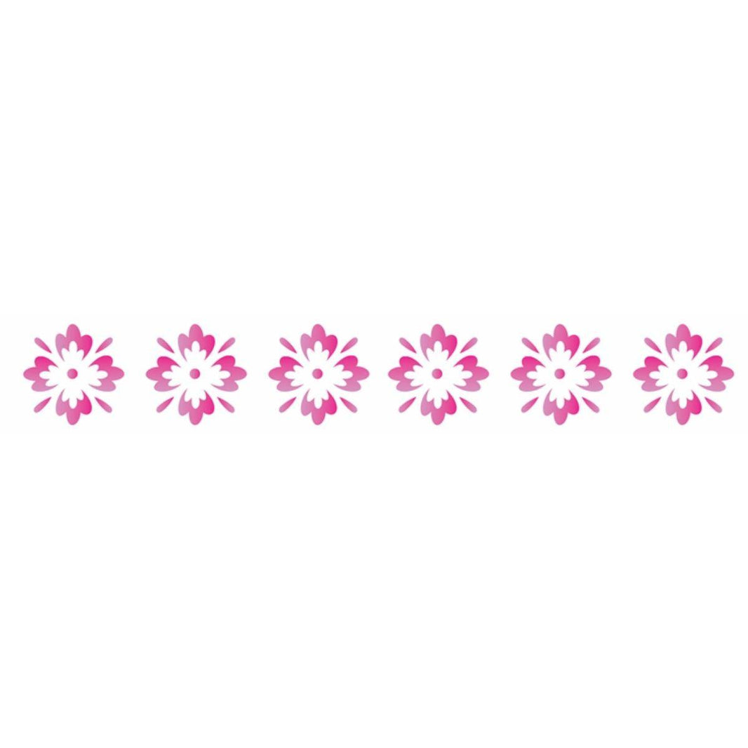 Stencil OPA 4x30 0454 Flores II - Palácio da Arte