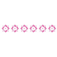 Stencil OPA 4x30 0454 Flores II - Palácio da Arte