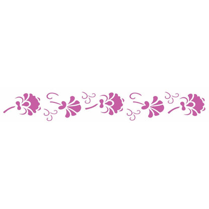 Stencil OPA 4x30 1071 Floral III - Palácio da Arte