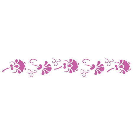 Stencil OPA 4x30 1071 Floral III - Palácio da Arte