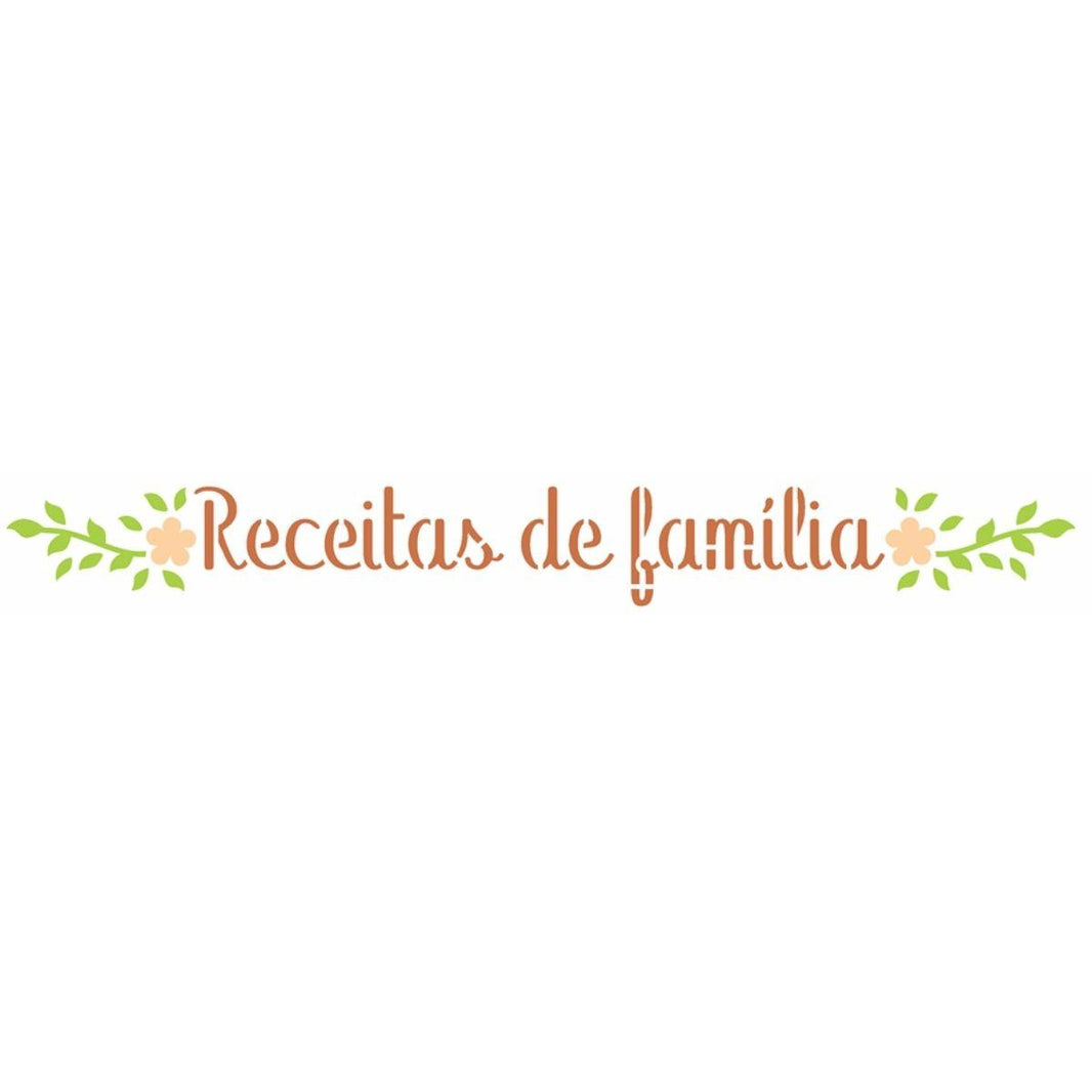 Stencil OPA 4x30 3343 Culinária Receitas de Família - Palácio da Arte