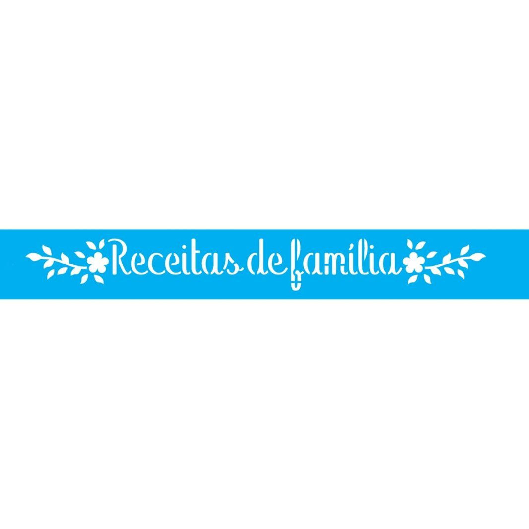 Stencil OPA 4x30 3343 Culinária Receitas de Família - Palácio da Arte