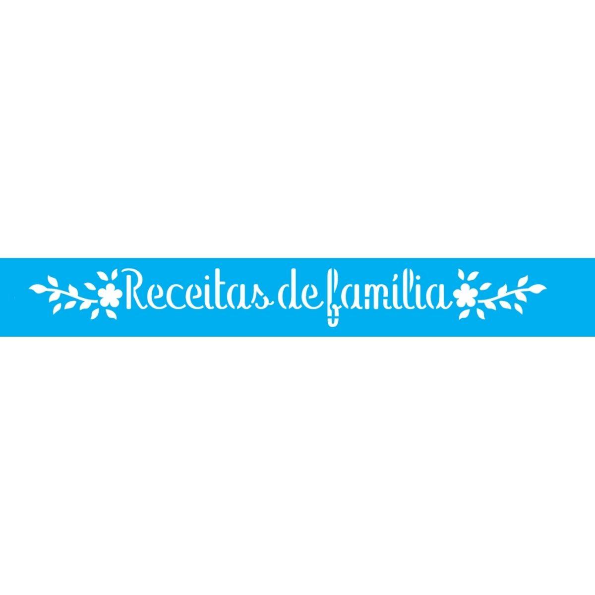 Stencil OPA 4x30 3343 Culinária Receitas de Família - Palácio da Arte