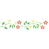 Stencil OPA 6x30 0797 Ramo de Flores - Palácio da Arte