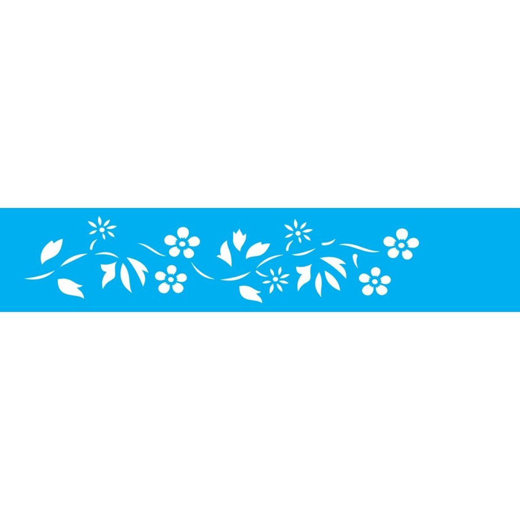 Stencil OPA 6x30 0797 Ramo de Flores - Palácio da Arte