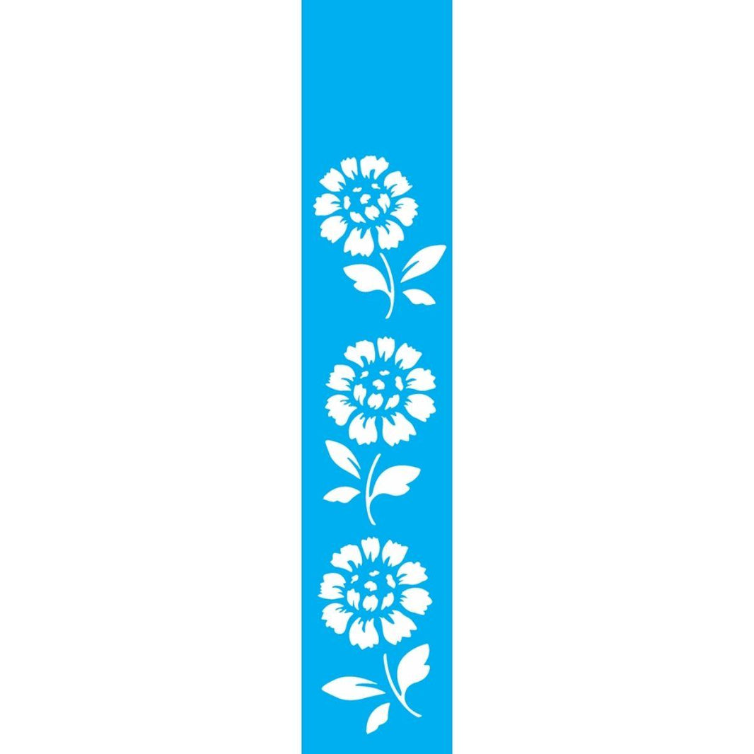 Stencil OPA 6x30 0806 Flores Girassóis - Palácio da Arte