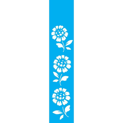 Stencil OPA 6x30 0806 Flores Girassóis - Palácio da Arte