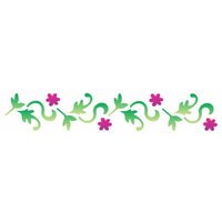 Stencil OPA 6x30 1126 Folhas e Flores - Palácio da Arte