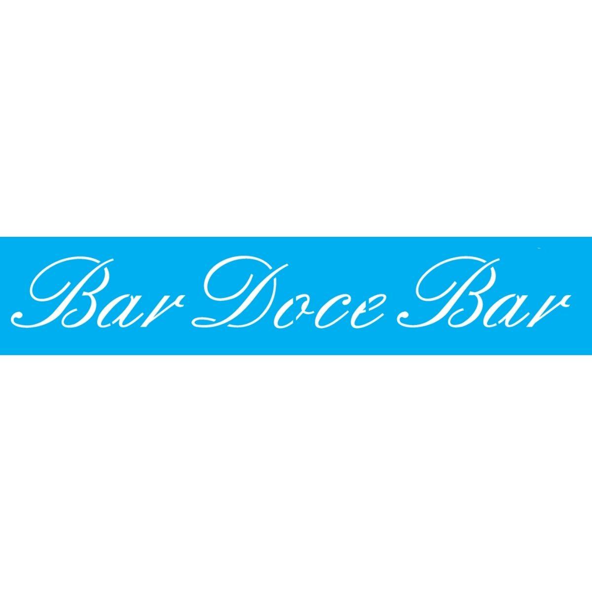 Stencil OPA 6x30 2660 Frase Bar Doce Bar - Palácio da Arte