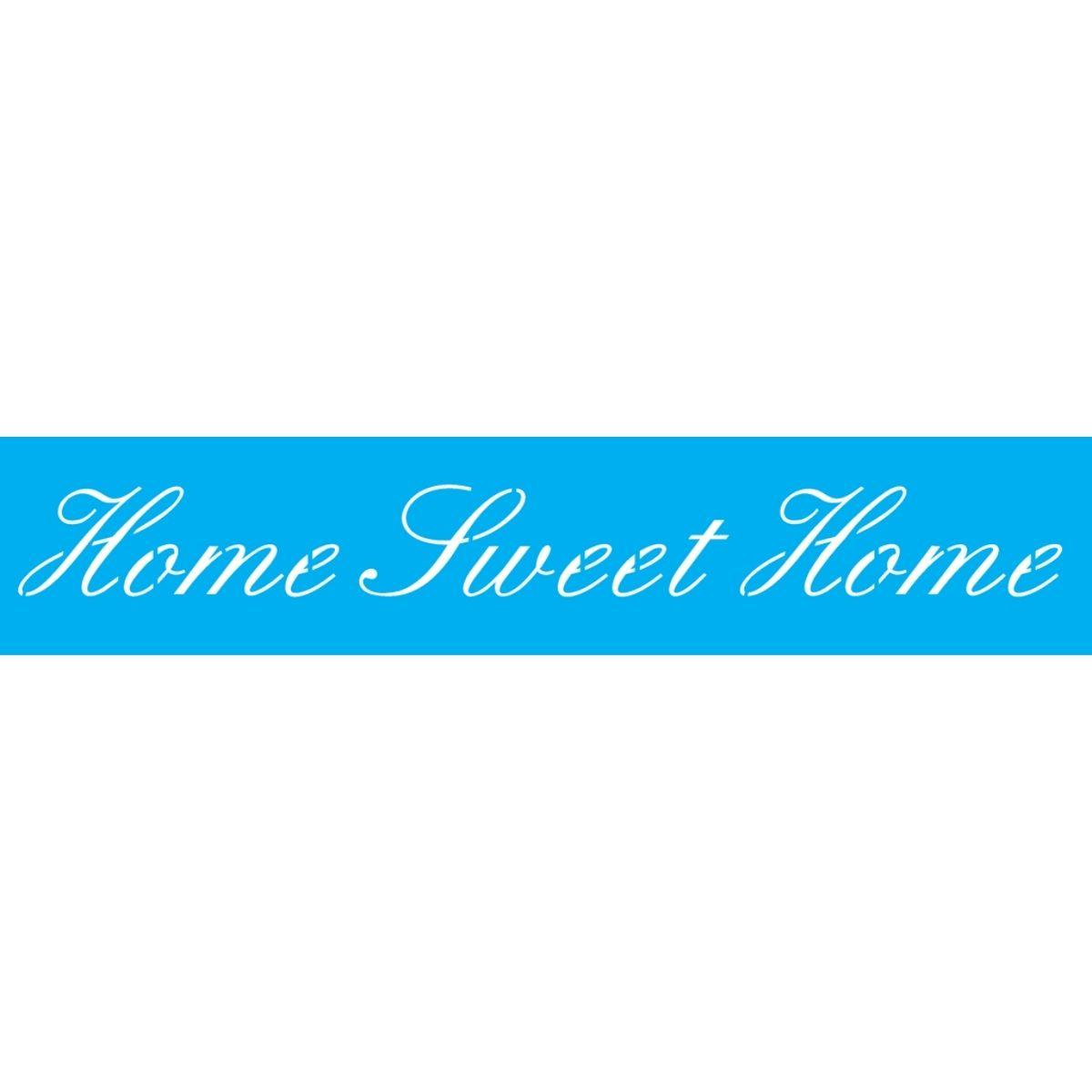 Stencil OPA 6x30 2662 Frase Home Sweet Home - Palácio da Arte