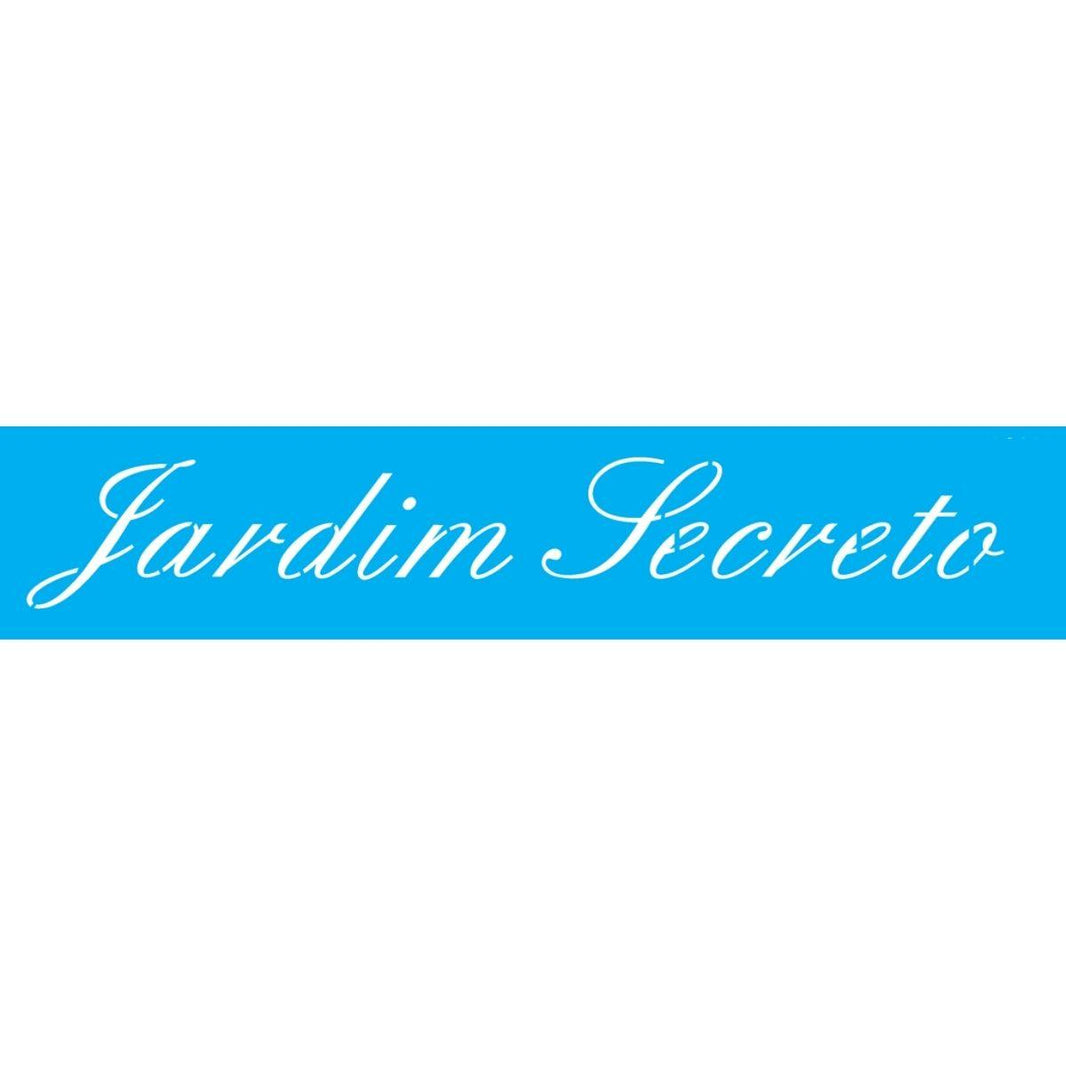 Stencil OPA 6x30 2664 Frase Jardim Secreto - Palácio da Arte