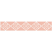 Stencil OPA 6x30 2669 Renda 4 Margaridas - Palácio da Arte