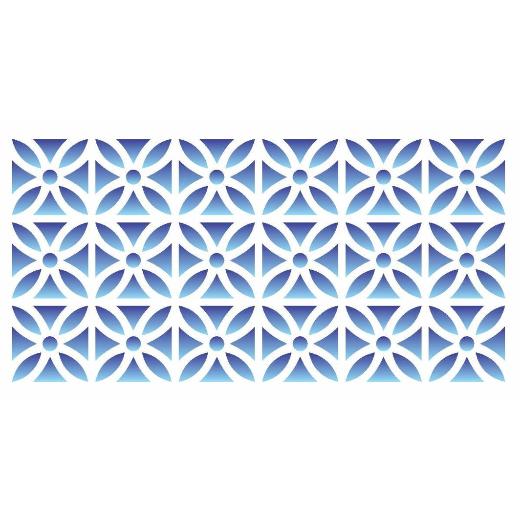 Stencil OPA 7x15 1953 Estampa Azulejo - Palácio da Arte