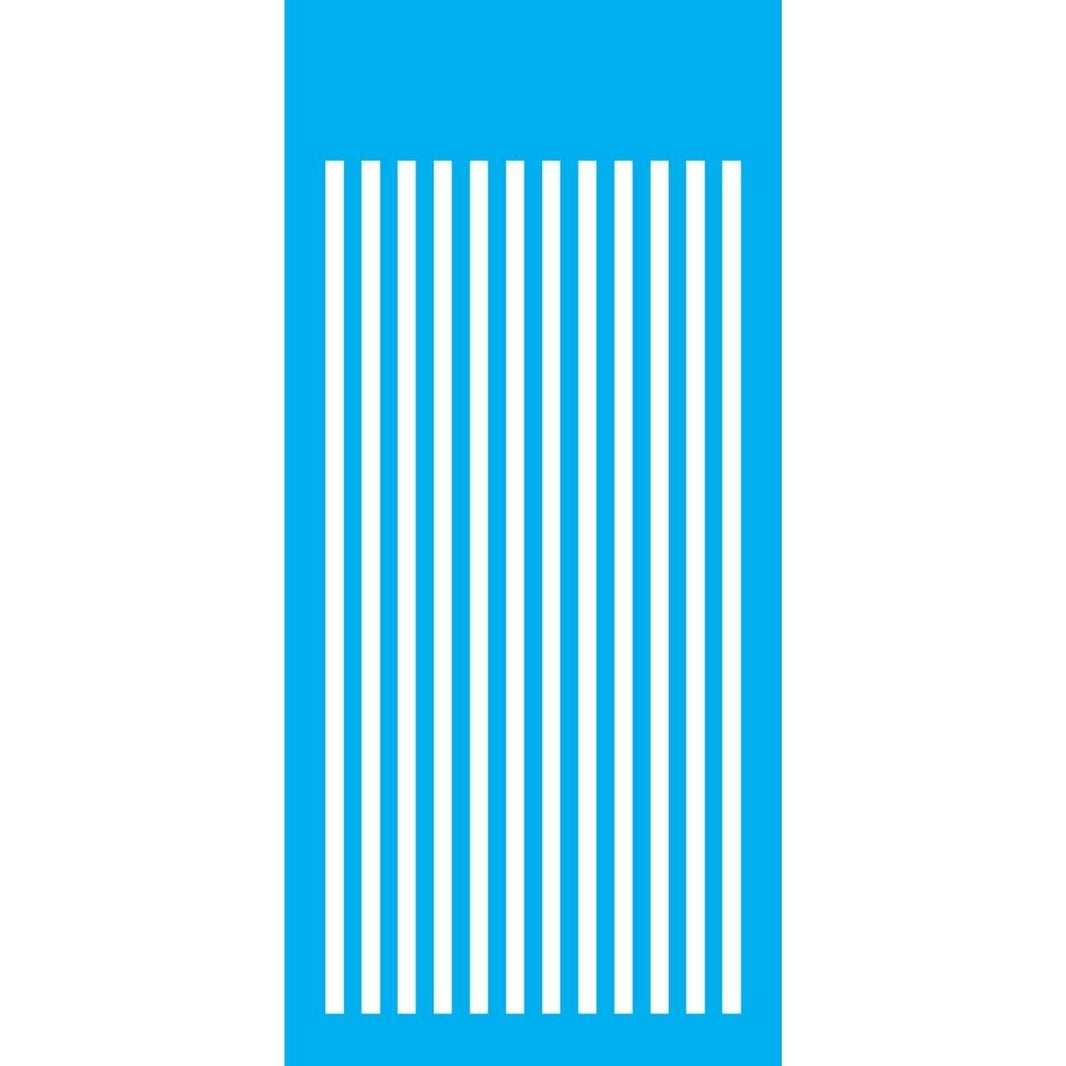 Stencil OPA 7x15 1968 Listras Pequenas - Palácio da Arte