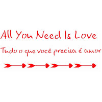 Stencil OPA 7x15 2322 Frase Amor - Palácio da Arte