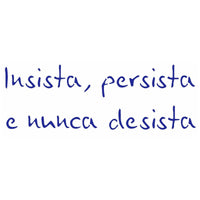 Stencil OPA 7x15 2324 Frase Insistir - Palácio da Arte