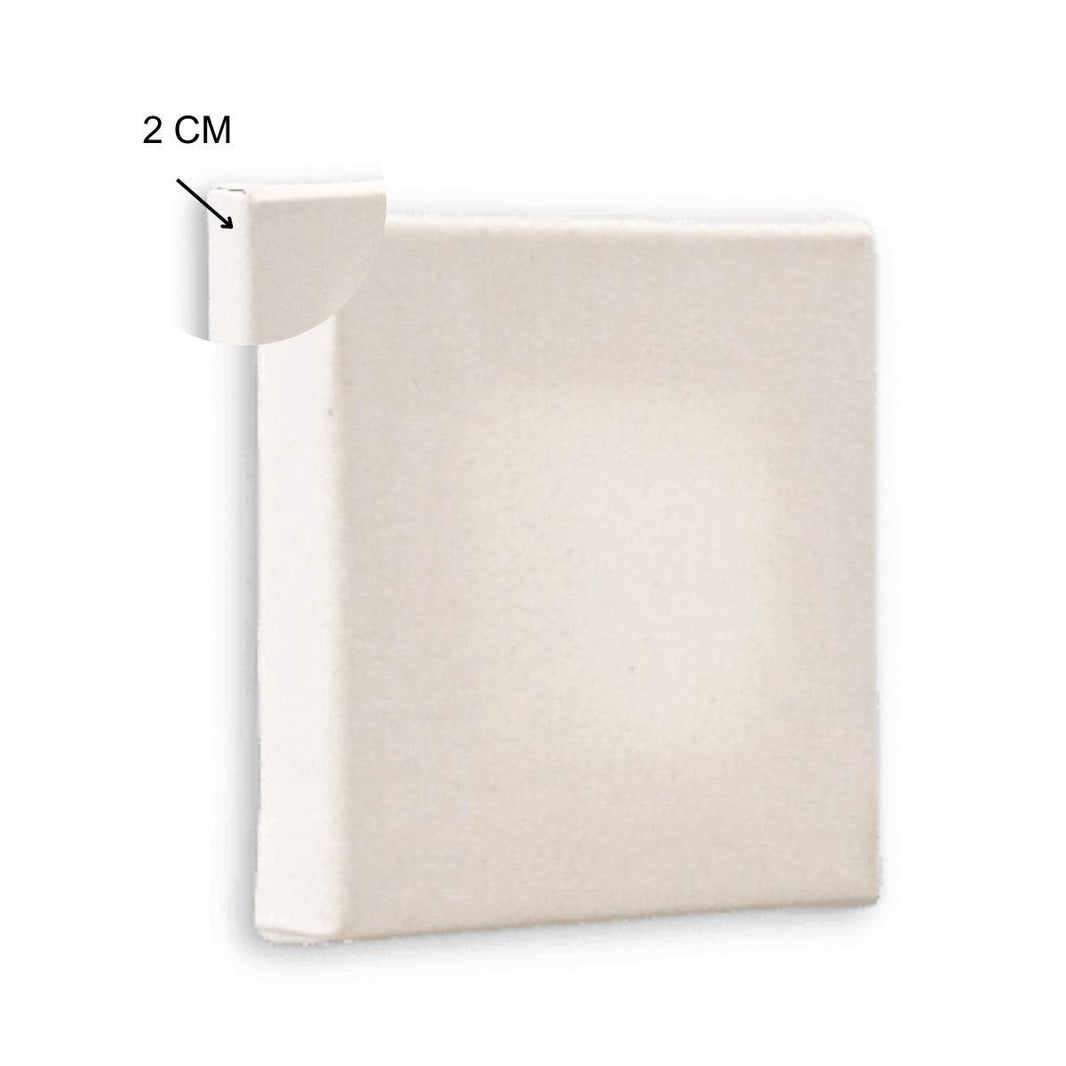 Tela para Pintura 10x10x2cm Chassi Simples Virada - Palácio da Arte
