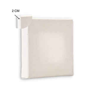 Tela para Pintura 10x10x2cm Chassi Simples Virada - Palácio da Arte
