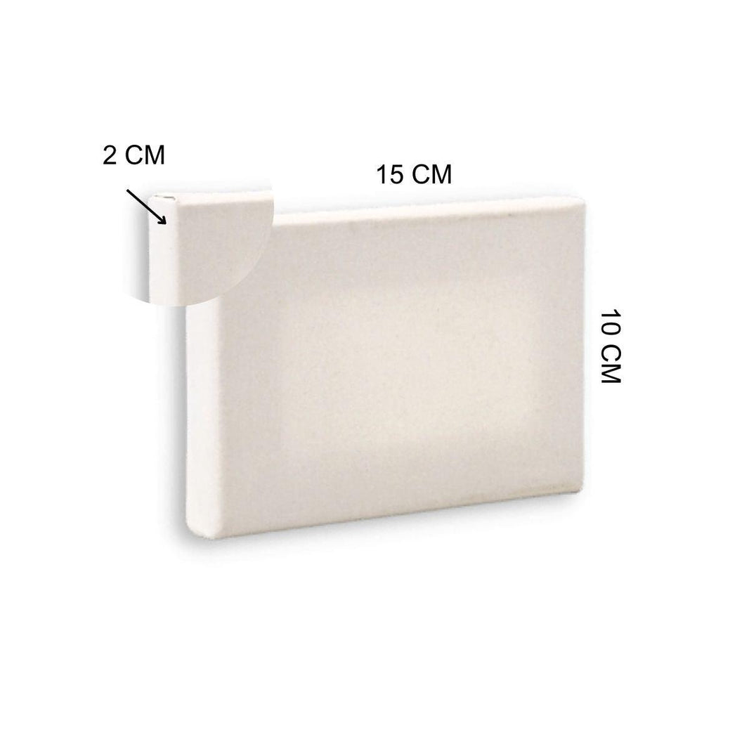 Tela para Pintura 10x15x2cm Chassi Simples Virada - Palácio da Arte