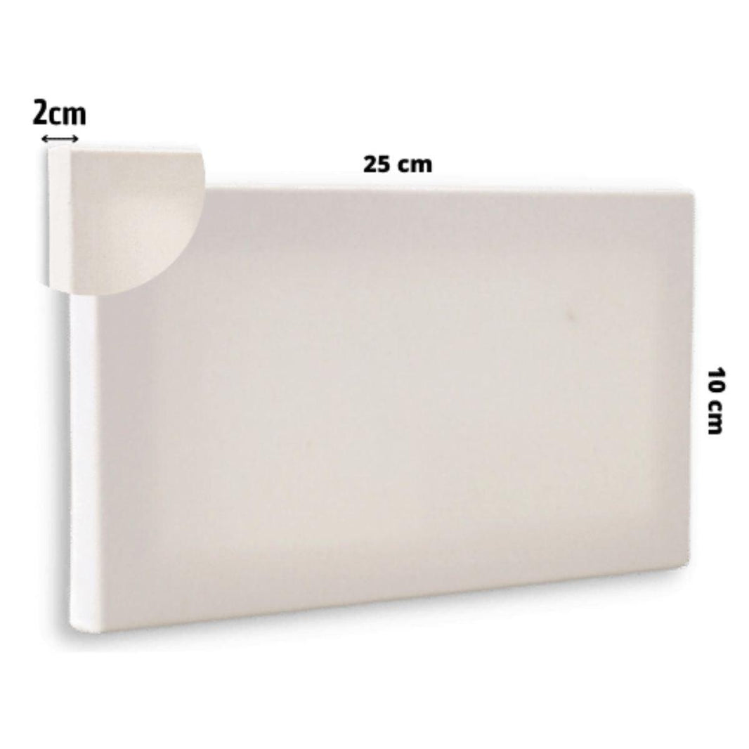 Tela para Pintura 10x25x2cm Chassi Simples Virada - Palácio da Arte