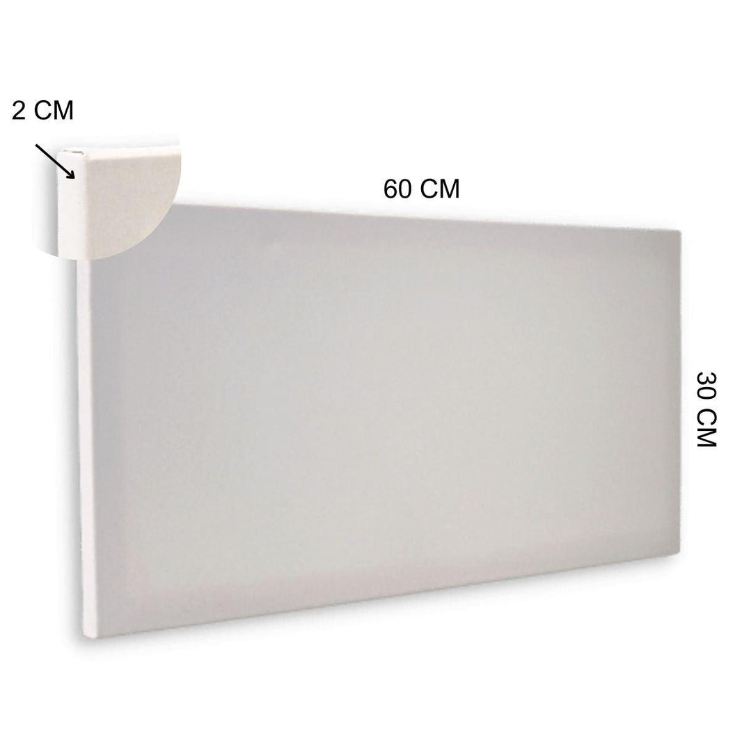 Tela para Pintura 30x60x2cm Chassi Simples Virada - Palácio da Arte