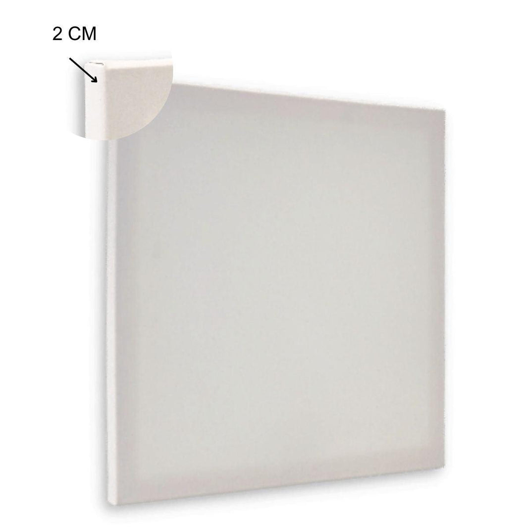 Tela para Pintura 60x60x2cm Chassi Simples Virada - Palácio da Arte
