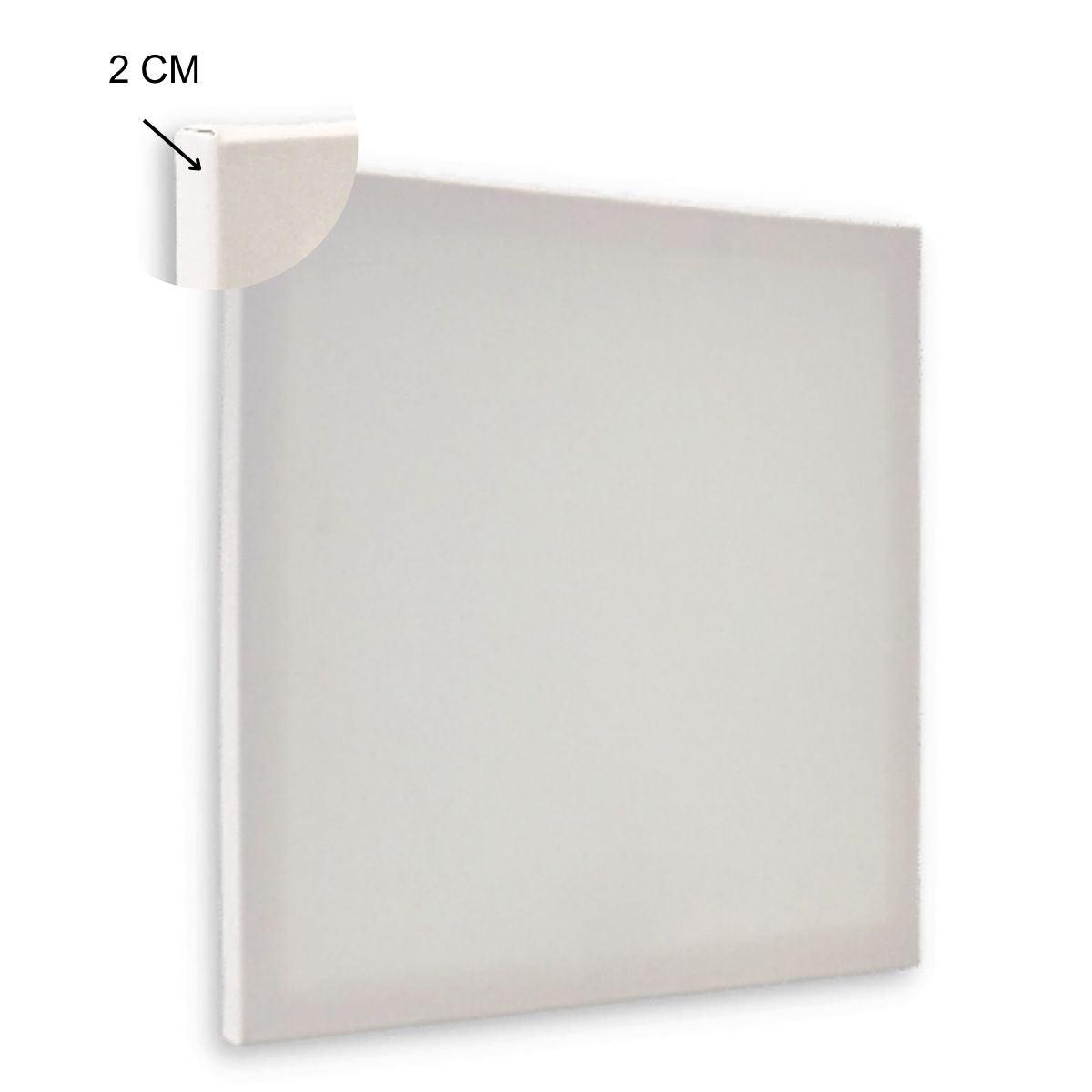 Tela para Pintura 60x60x2cm Chassi Simples Virada - Palácio da Arte