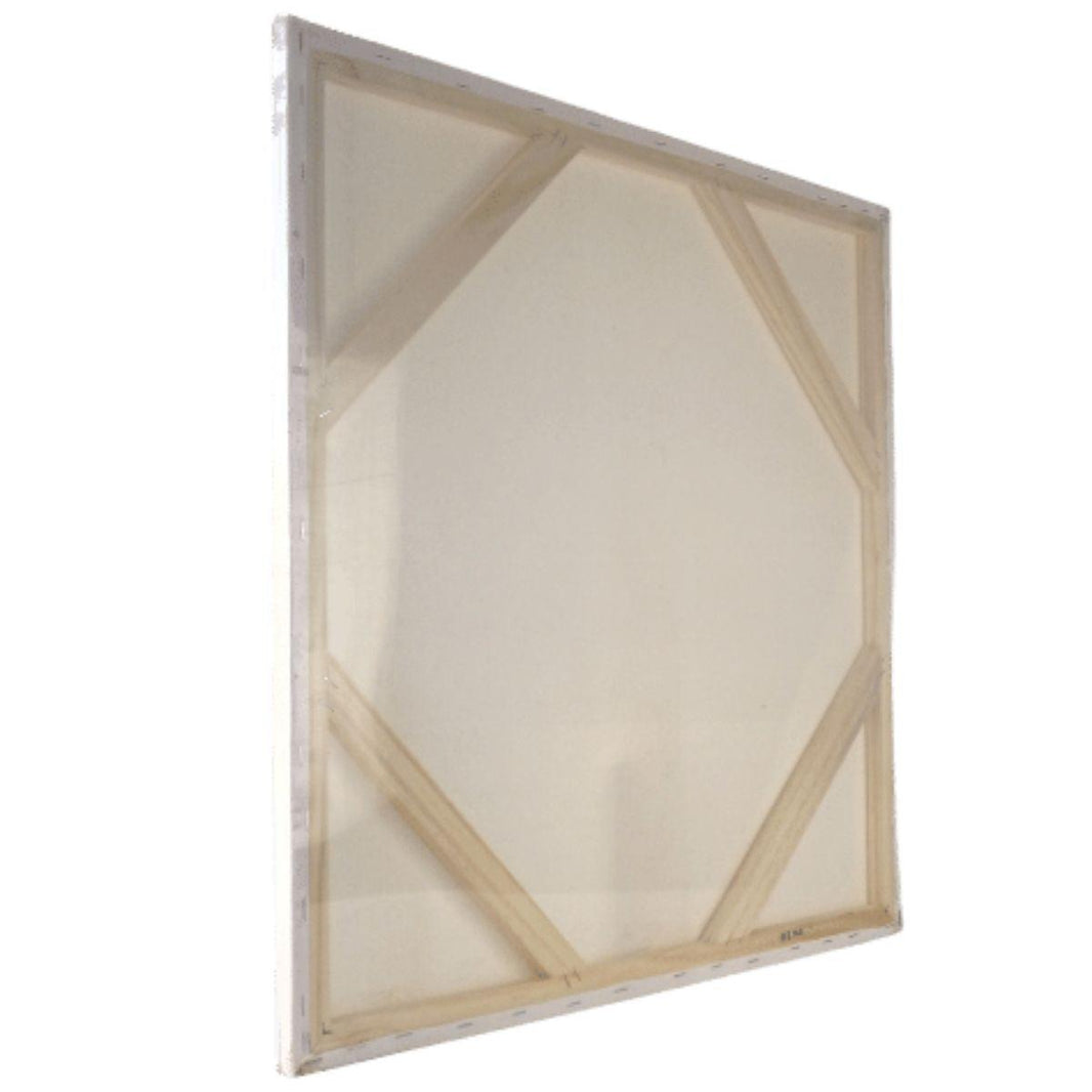 Tela para Pintura 60x60x2cm Chassi Simples Virada - Palácio da Arte