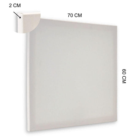 Tela para Pintura 60x70x2cm Chassi Simples Virada - Palácio da Arte