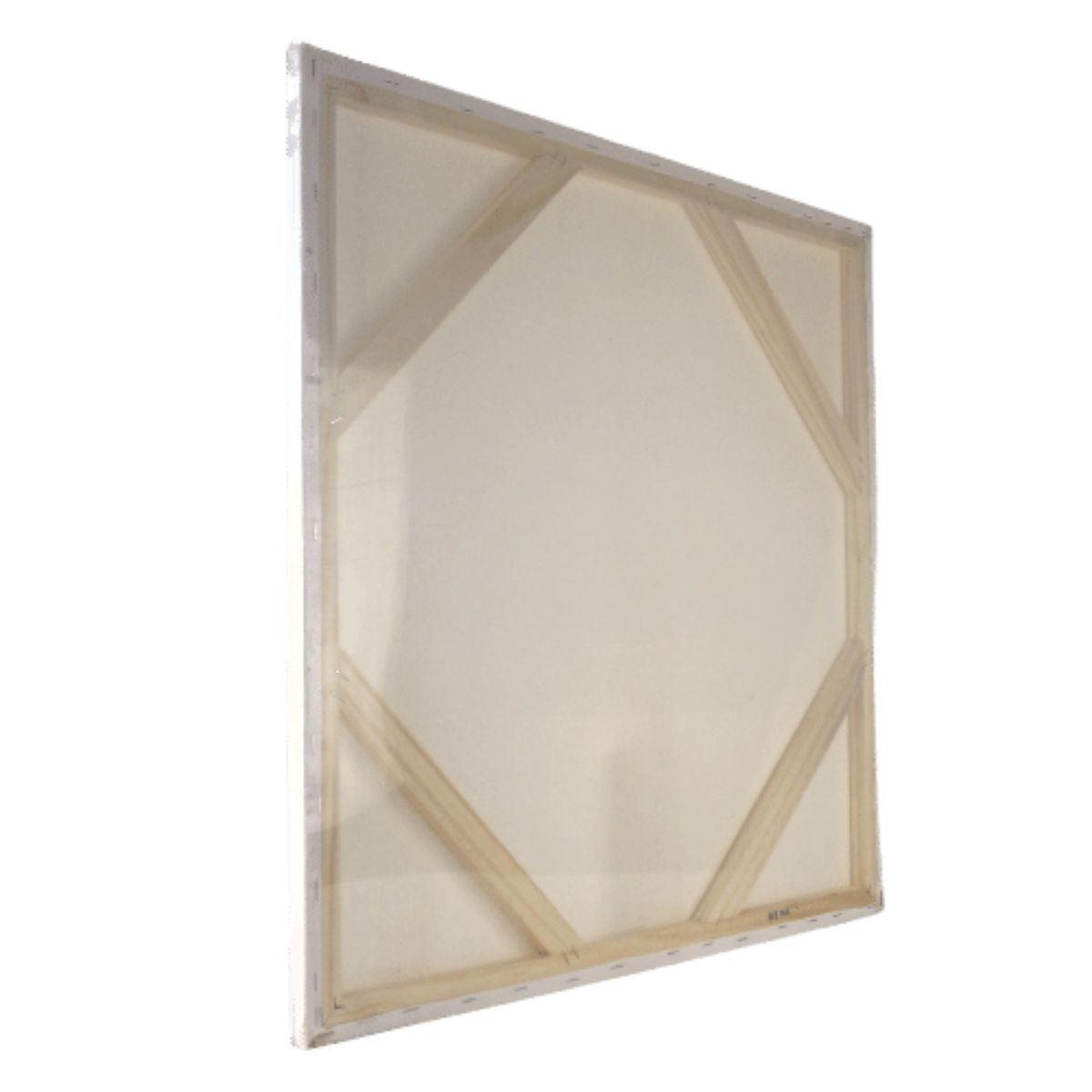 Tela para Pintura 70x70x2cm Chassi Simples Virada - Palácio da Arte