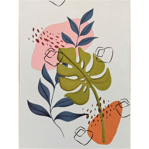 Tela Riscada para Pintura 30x40cm Orgânico II - Palácio da Arte
