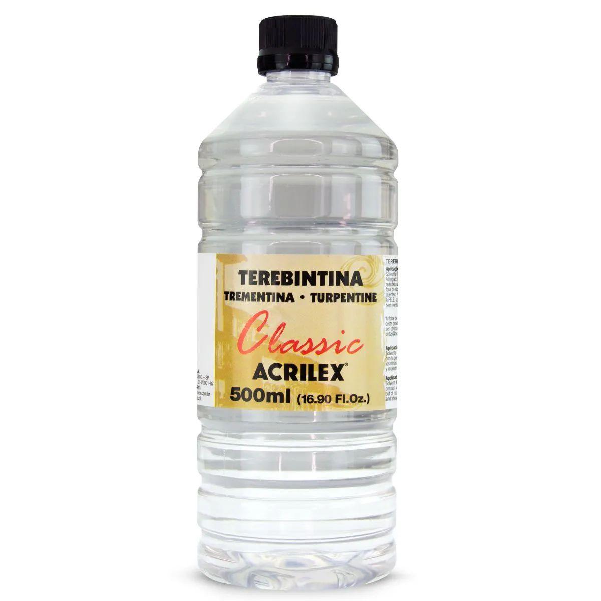 Terebintina Diluente Acrilex 500ml - Palácio da Arte