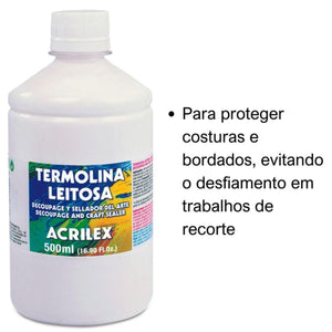 Termolina Leitosa Impermeabilizante Acrilex 500ml - Palácio da Arte