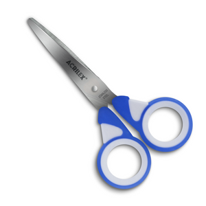 Tesoura Escolar Spinner Acrilex 13,5cm Azul - Palácio da Arte