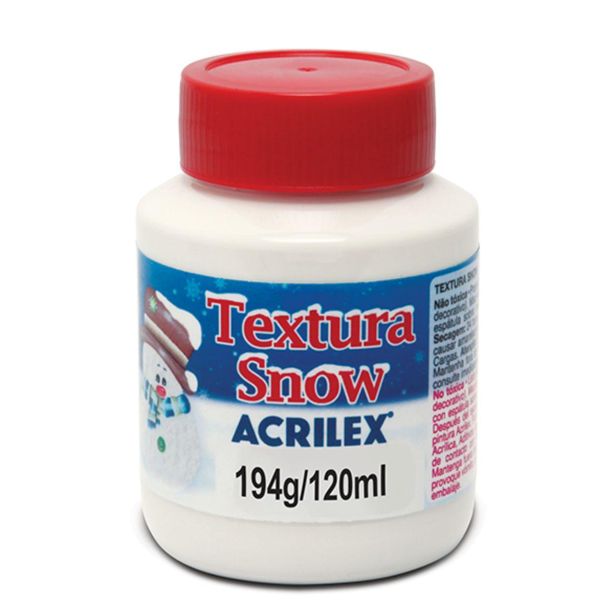 Textura Snow Acrilex Efeito de Neve 120ml 867 Nevasca - Palácio da Arte