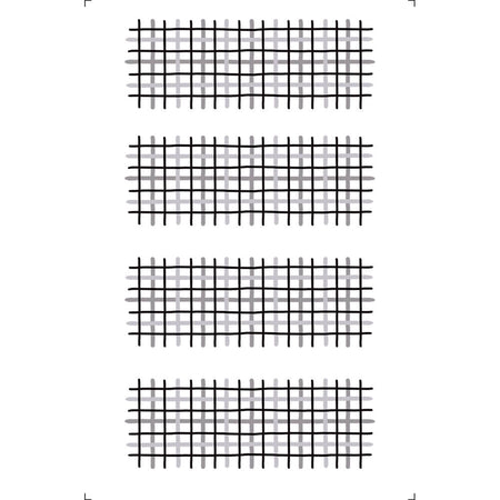 Transfer Litoarte 19,5x29,5 TIB-035 Estampinhas Xadrez PeB