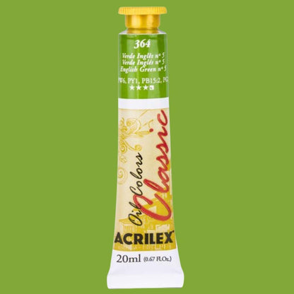 Tinta a Óleo Acrilex 20ml Oil Colors Classic - Palácio da Arte