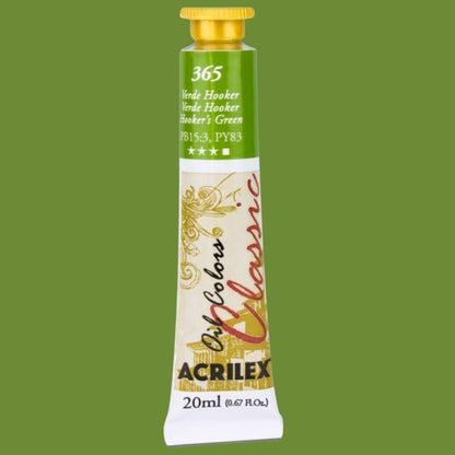 Tinta a Óleo Acrilex 20ml Oil Colors Classic - Palácio da Arte