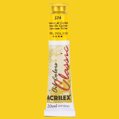 Tinta a Óleo Acrilex 20ml Oil Colors Classic - Palácio da Arte