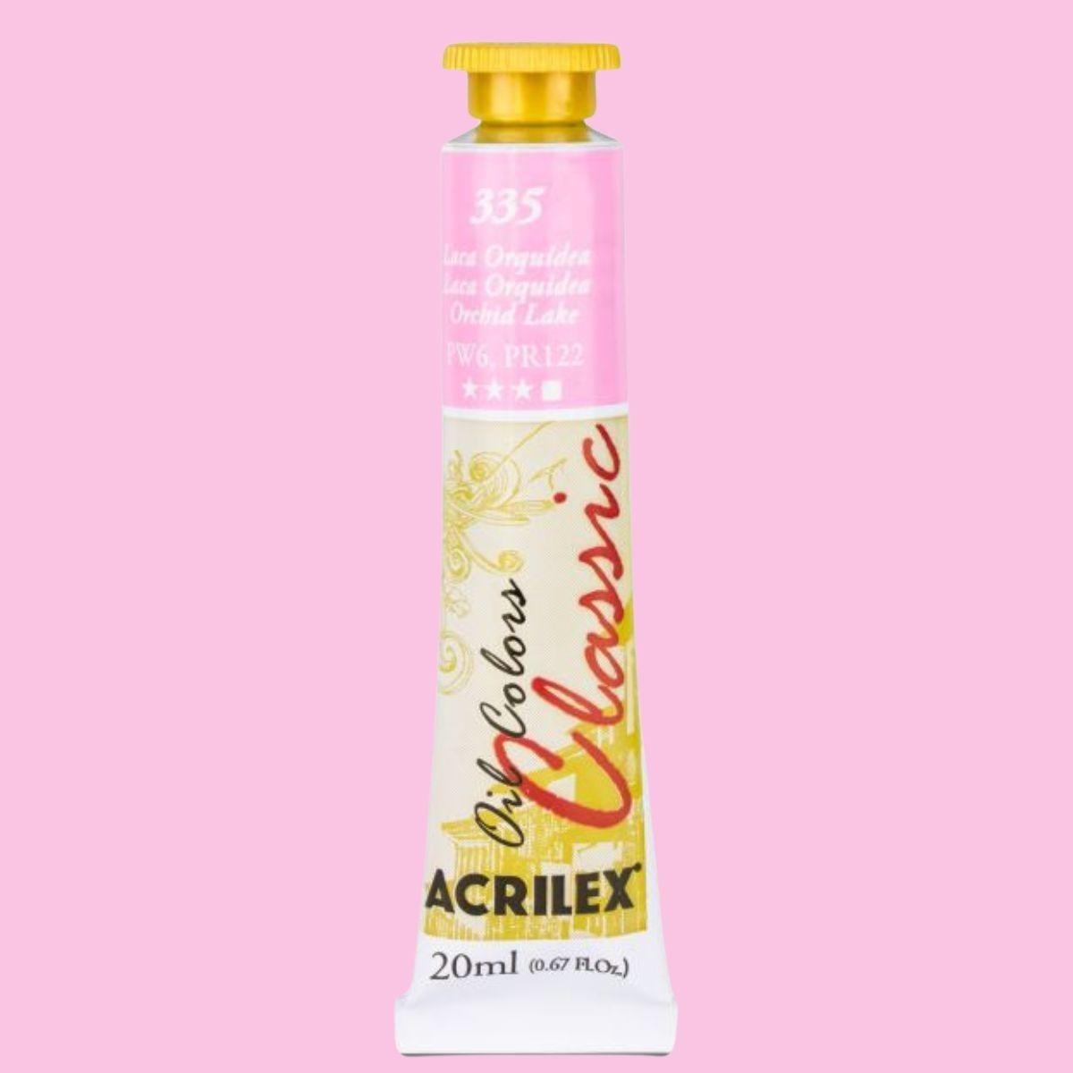 Tinta a Óleo Acrilex 20ml Oil Colors Classic - Palácio da Arte
