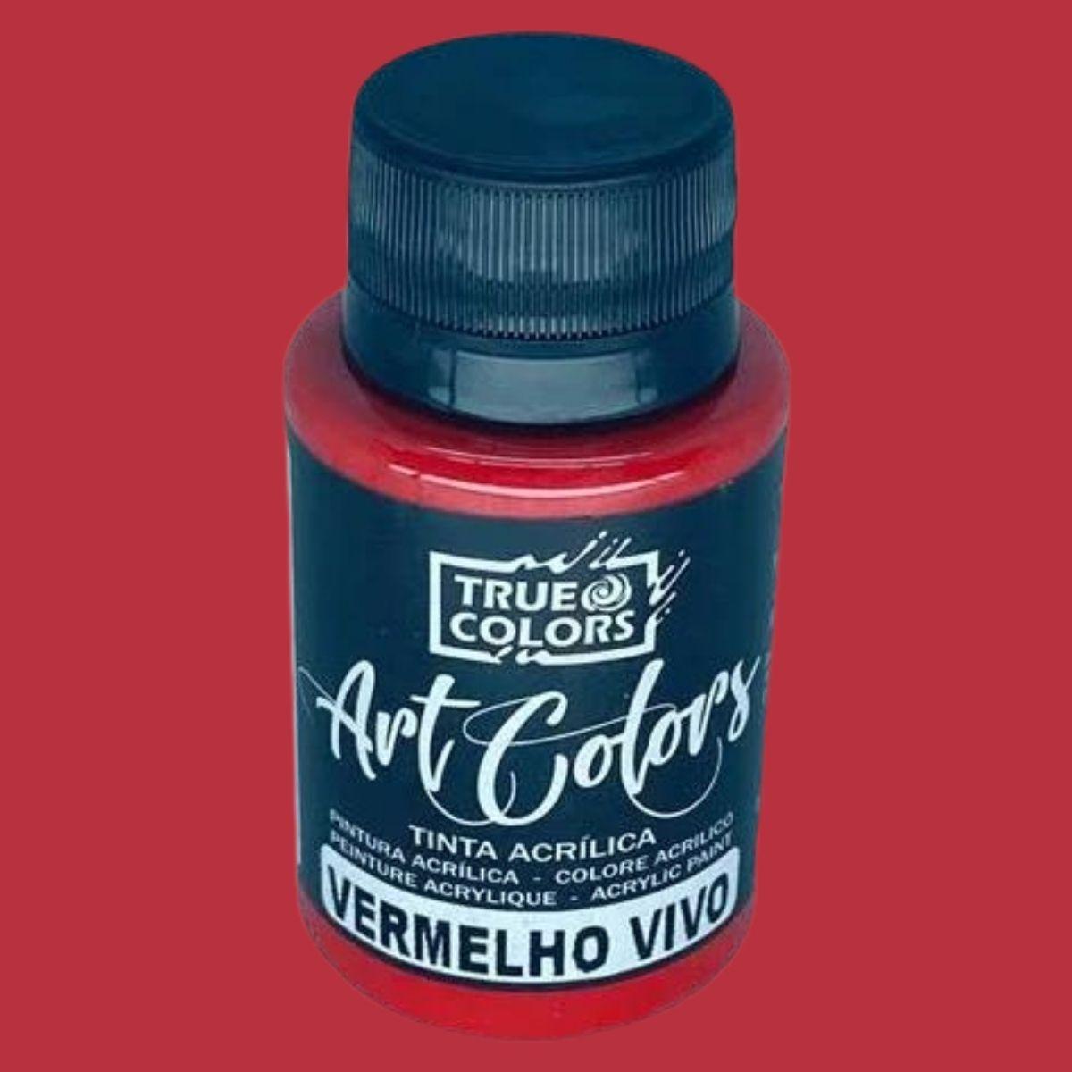 Tinta Acrílica Acetinada 60ml Art Colors True Colors - Palácio da Arte