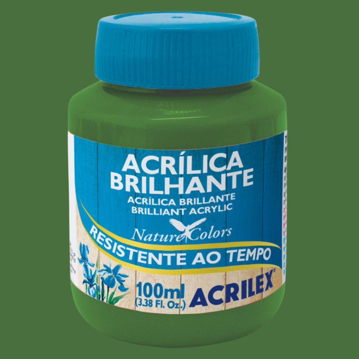Tinta Acrílica Brilhante Acrilex 100ml Nature Colors Resistente ao Tempo - Palácio da Arte